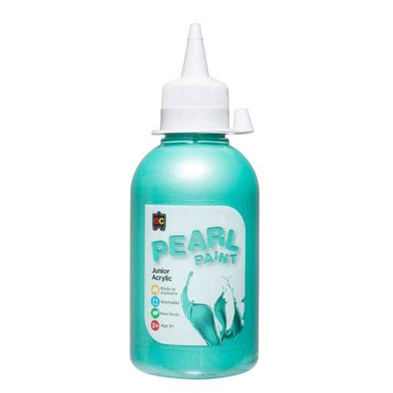 EC Junior Acrylic Pearl Paint 250mL (Green)