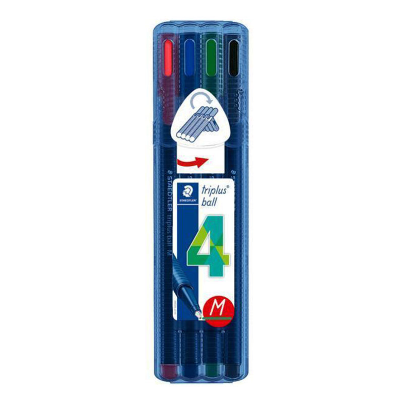 Staedtler Triplus Ballpoint -kynä (pakkaus 4)