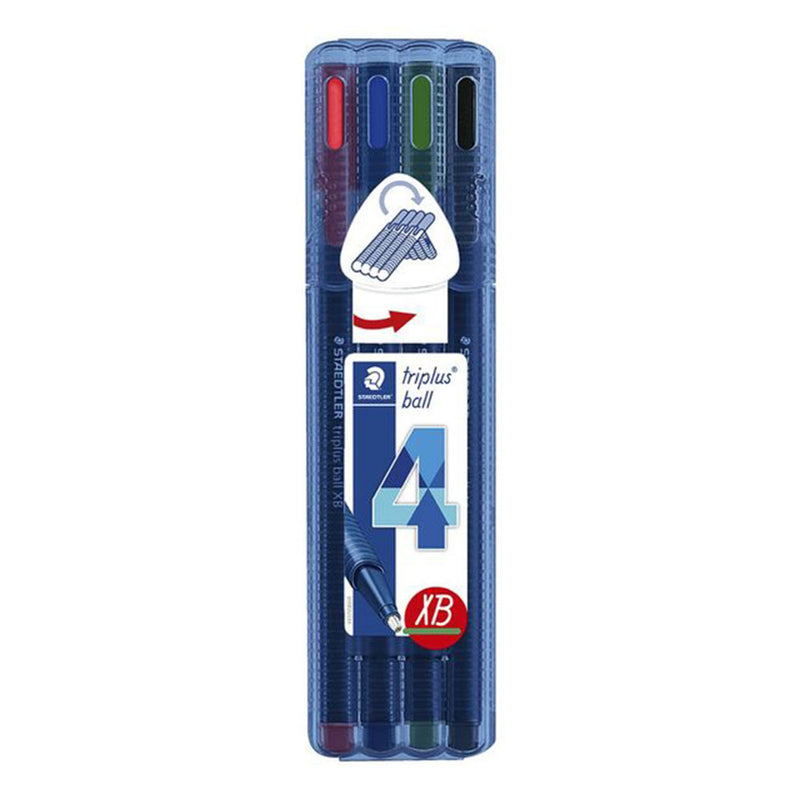 Staedtler Triplus Ballpoint -kynä (pakkaus 4)