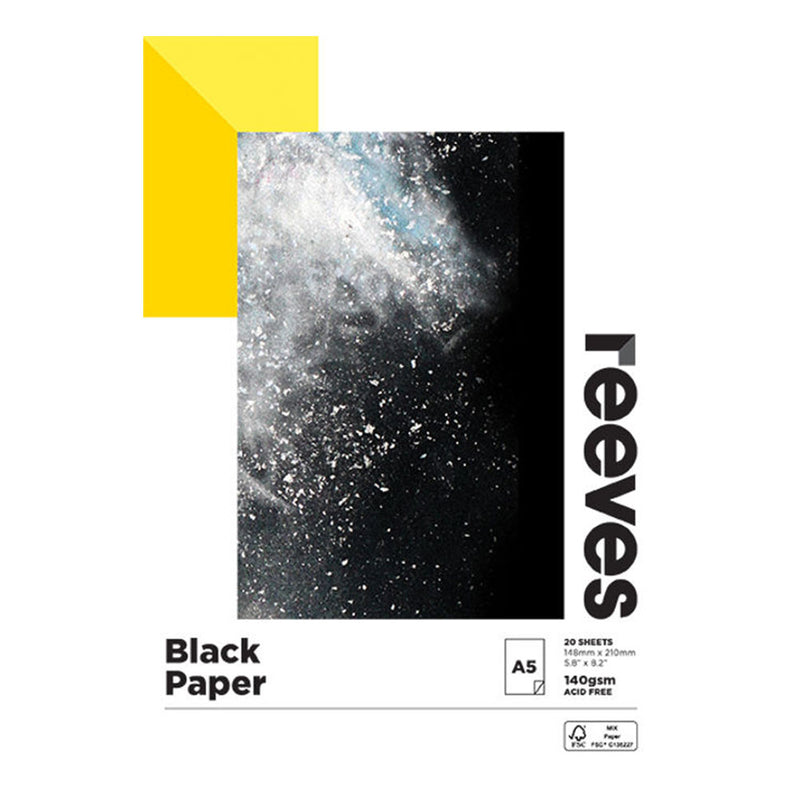 Reeves Mix Pad Paper 140GSM (musta)