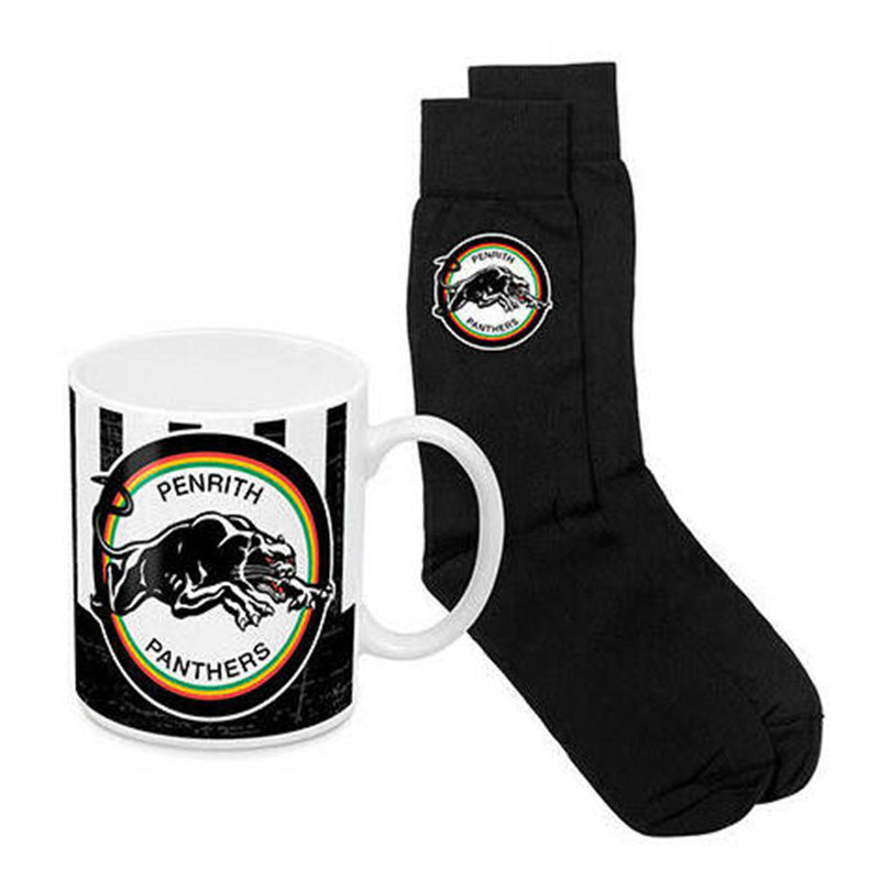 NRL Coffee Mug & Adult Socks Gift Pack 330 ml