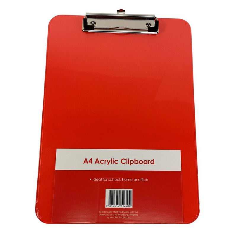 GNS Basic A4 Acrylic Clipboard