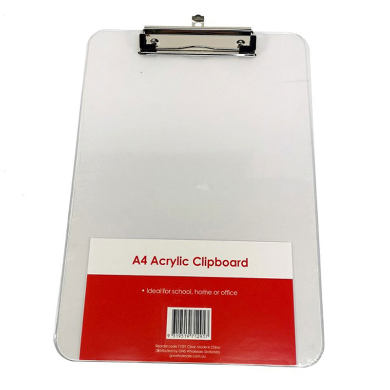 GNS Basic A4 Acrylic Clipboard