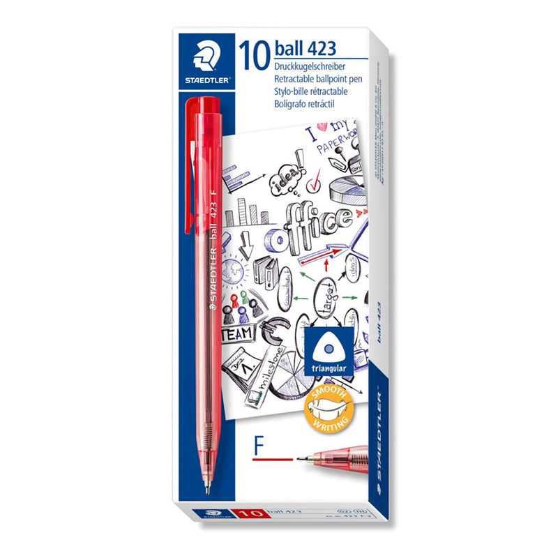 Staedtler 423 Fine Ballpoint Pen (låda med 10)