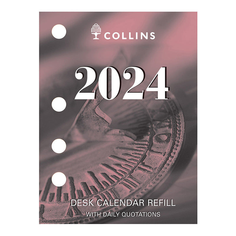 Collins Debden 2024 -pöytäkalenteri 76x102mm