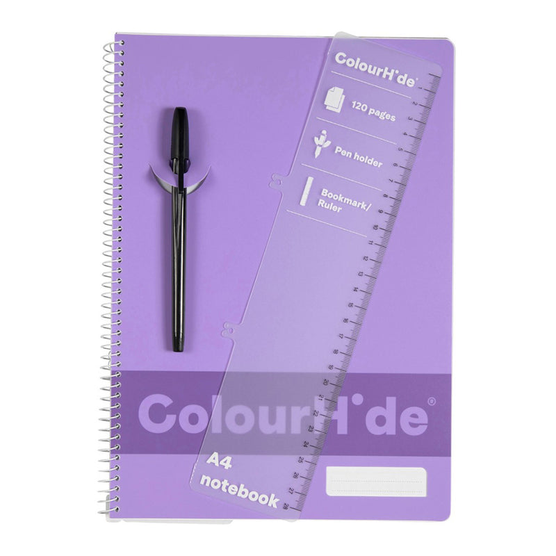 Colourhide A4 anteckningsbok 120pg