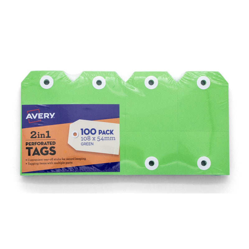 Avery 2-in-1 Kraft -tunniste (pakkaus 100)