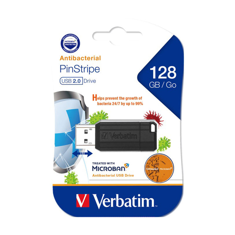 Verbatim Store N Go Microban 2.0 USB Drive (svart)