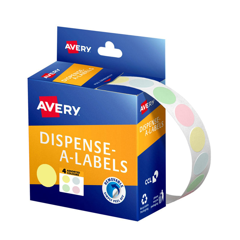 Avery Dispenser prickklistermärken