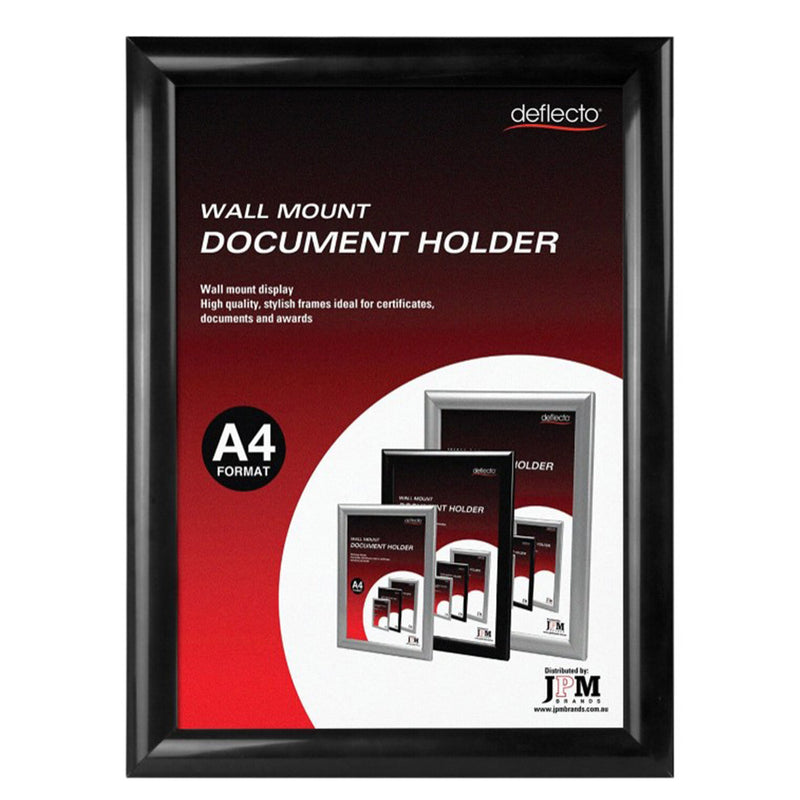 Deflecto Wall-Moned Document Holder (Black)