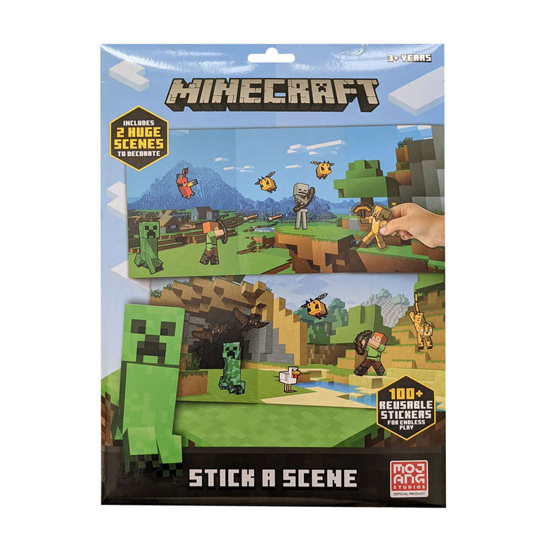 Hunter Leisure Minecraft Stick a Scene Activity Book