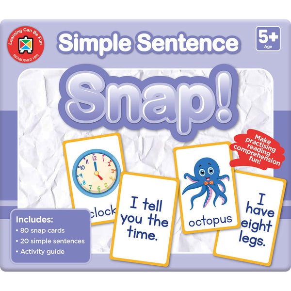 Learning Can Be Fun Simple Sentence Snap