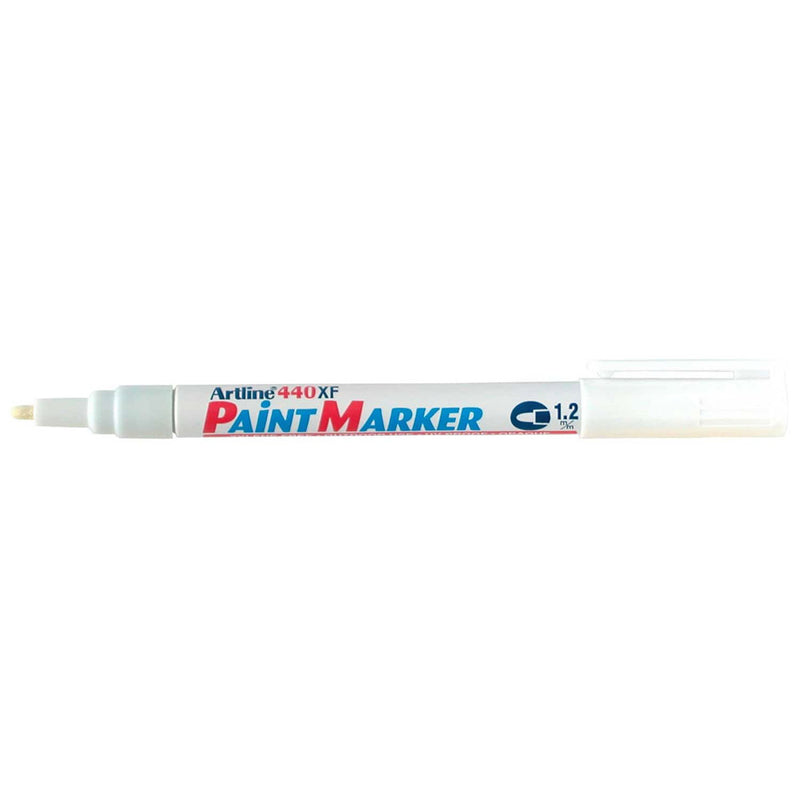 Artline 440 Bullet Tip Marker 12pk (White)