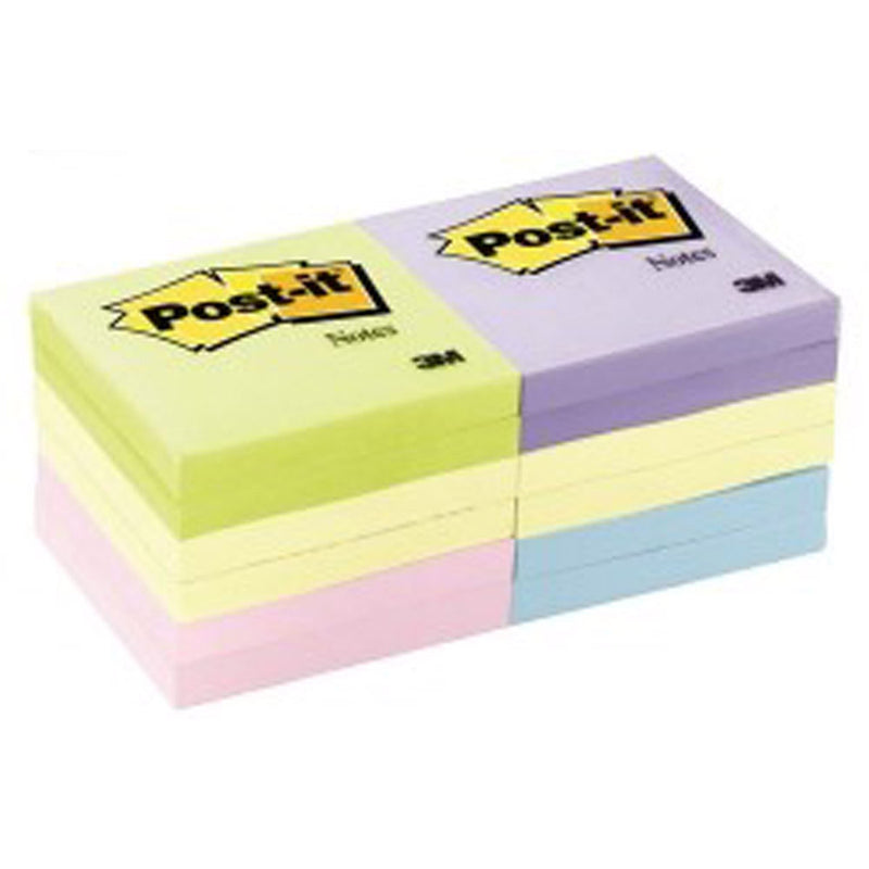 Post-it Marseille Note Pad 12pk (Pastel)