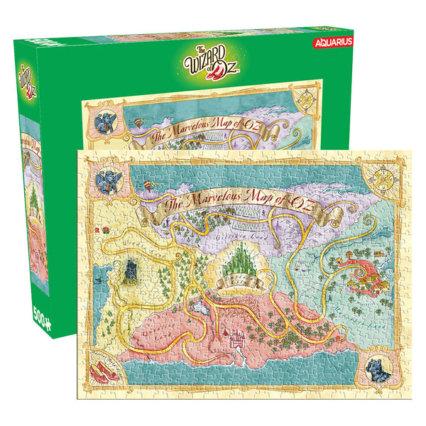 Aquarius The Wizard of Oz Map 500pc Puzzle