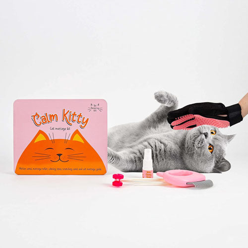 Gift Republic Calm Kitty Cat Massage Kit