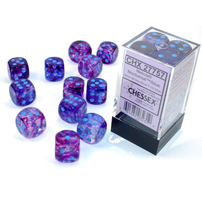 Nebula Chessex 16 mm D6 -noppalohko