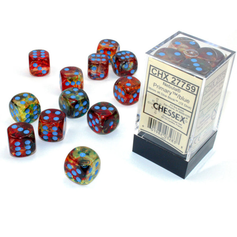 Nebula Chessex 16 mm D6 -noppalohko