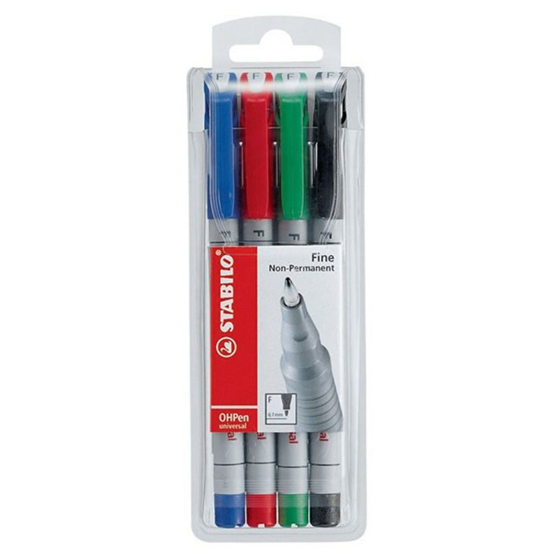 Stabilo OHPEN Universal Pen Markers 4PK