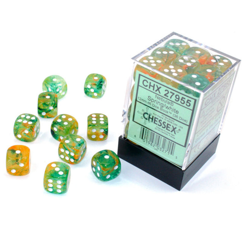 Nebula Chessex 12mm D6 Luminary Würfelblock