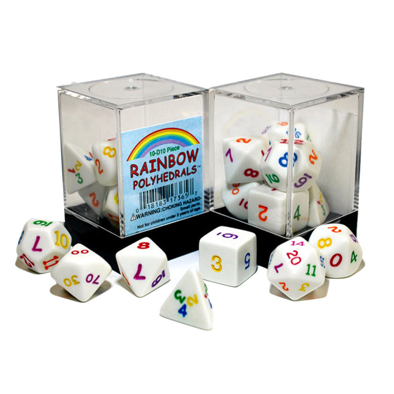 Läpinäkymätön Chessex Polyhedral 7-Die -sarja