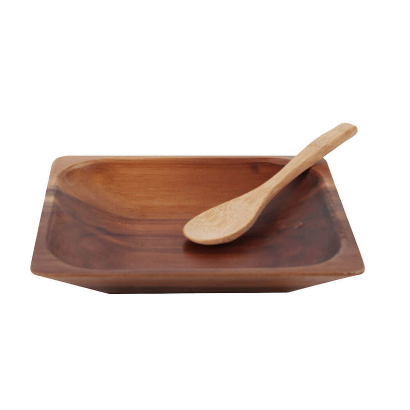 Antoniini Acacia Wood Bowl ja lusikka