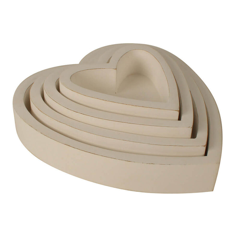 Harmony Mango Wood Heart Box (sarja 4)