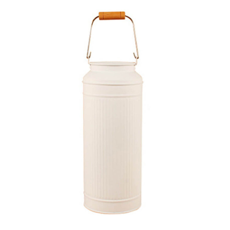 Maja Emboss Milk Can (White)