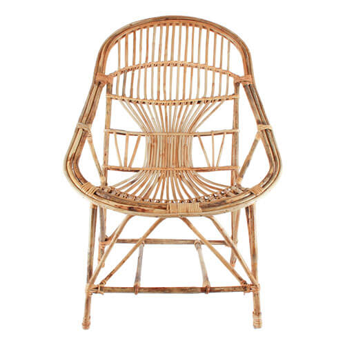 Wray Natural Cane Chair (88x60x40cm)