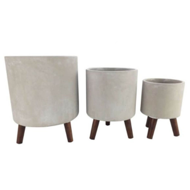 Aster Contrete Planters -sarja 3 (25x25x32cm)