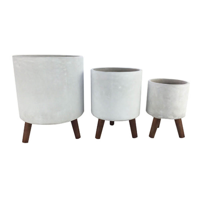 Aster Contrete Planters -sarja 3 (25x25x32cm)