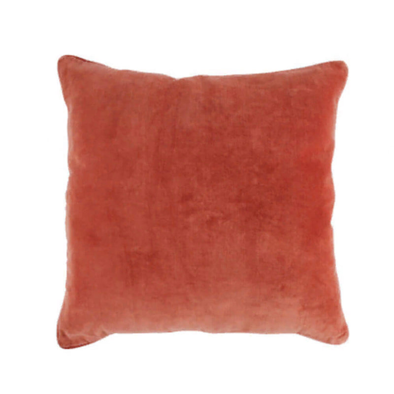 Makenna Velvet Cushion w/ piping (50x50x4cm)