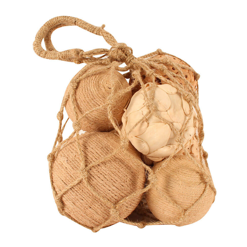 Jute Roped sekoitettu pallot 38 cm