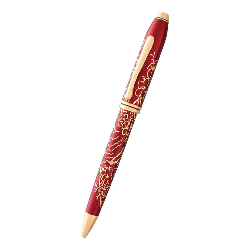 Townsend Plum Lacquer 23ct Zodiac Ballpoint Pen