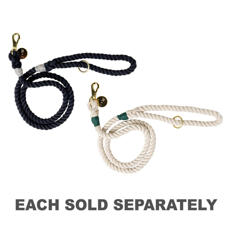 Field & Wander Braided Rope Leash w/ Gold Carabiner