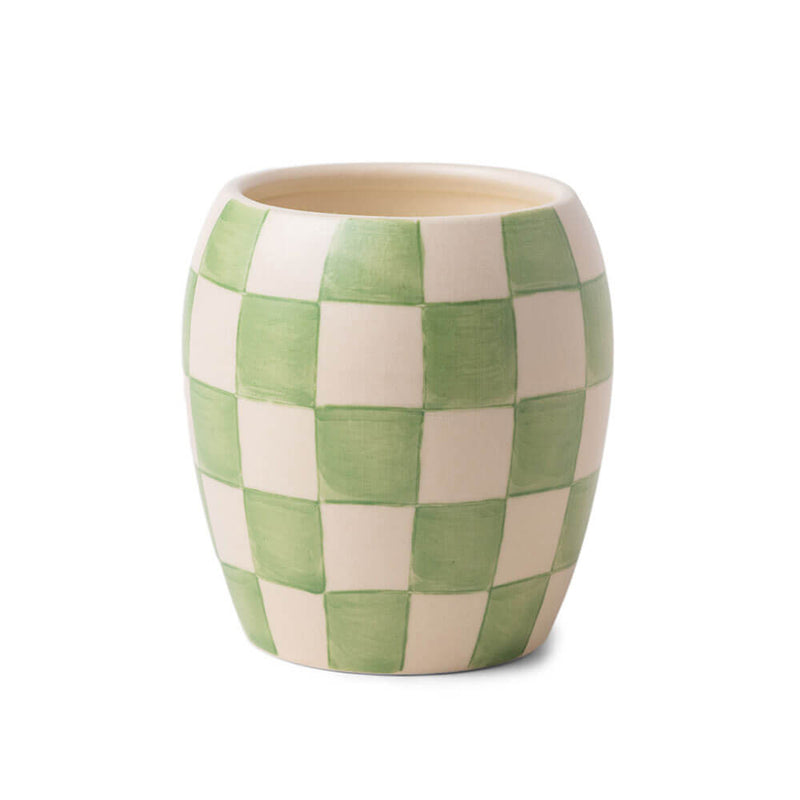 Checkmate Checkered Porcelain Vessel 11oz