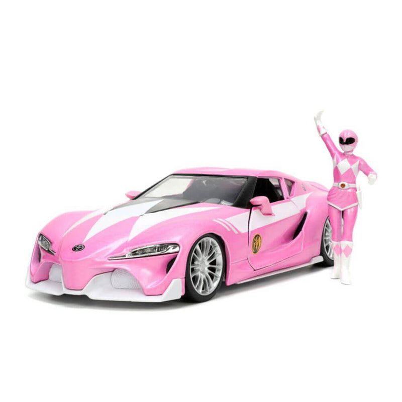 Power Rangers Toyota FT-1 vaaleanpunaisella rangerilla