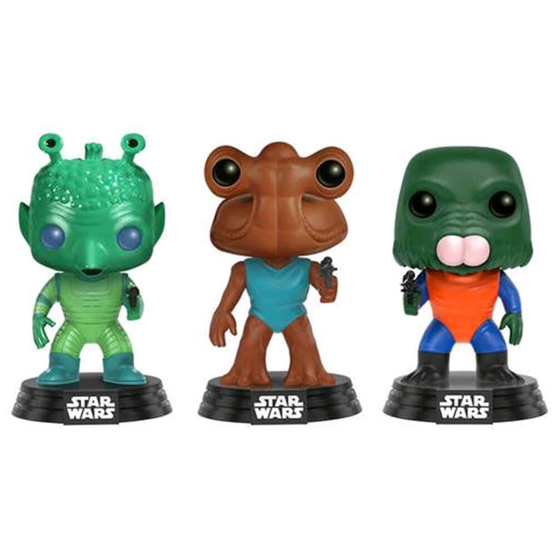 Star Wars Cantina Greedo Hammerhead Walrus Man US Pop 3Pk