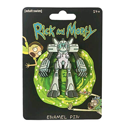 Rick and Morty Snowball Enamel Pin