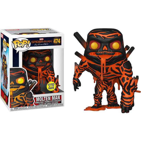 Spider-Man Far From Home Molten Man Glow US Excl Pop! Vinyl