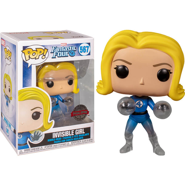 Fantastic Four Invisible Girl Translucent US Excl Pop! Vinyl