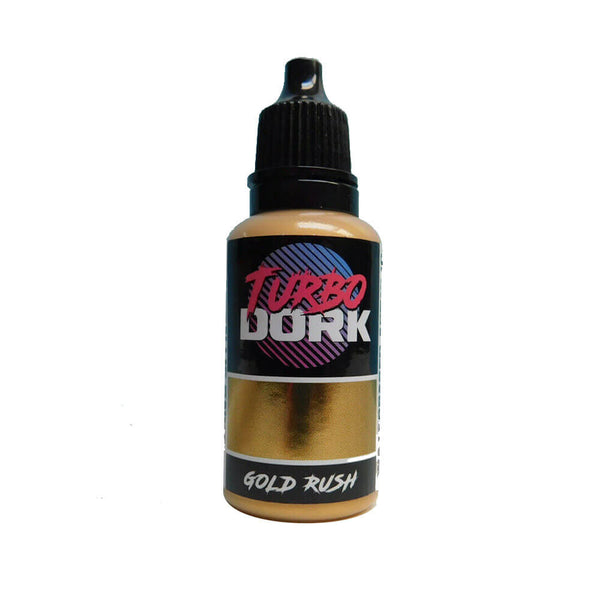 Turbo Dork Metallic Acrylic Paint Gold Rush 20mL Bottle