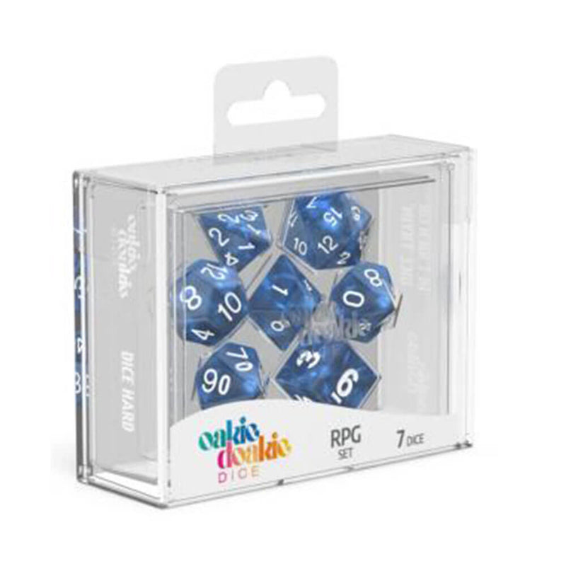 Oakie Doakie RPG Set Marble Dice 7st