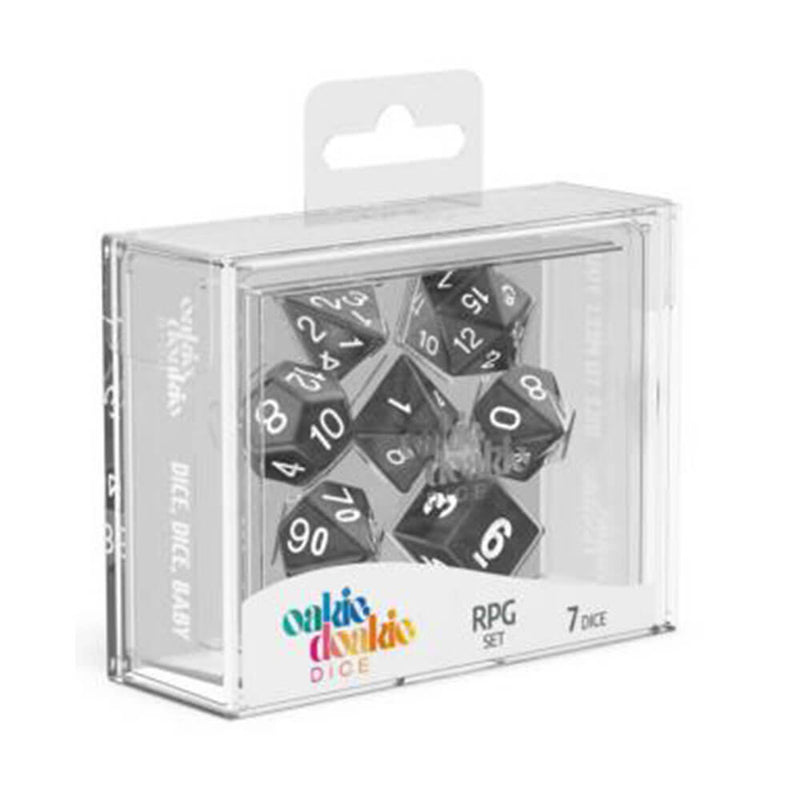 Oakie Doakie RPG Set Marmor Dice 7kpl