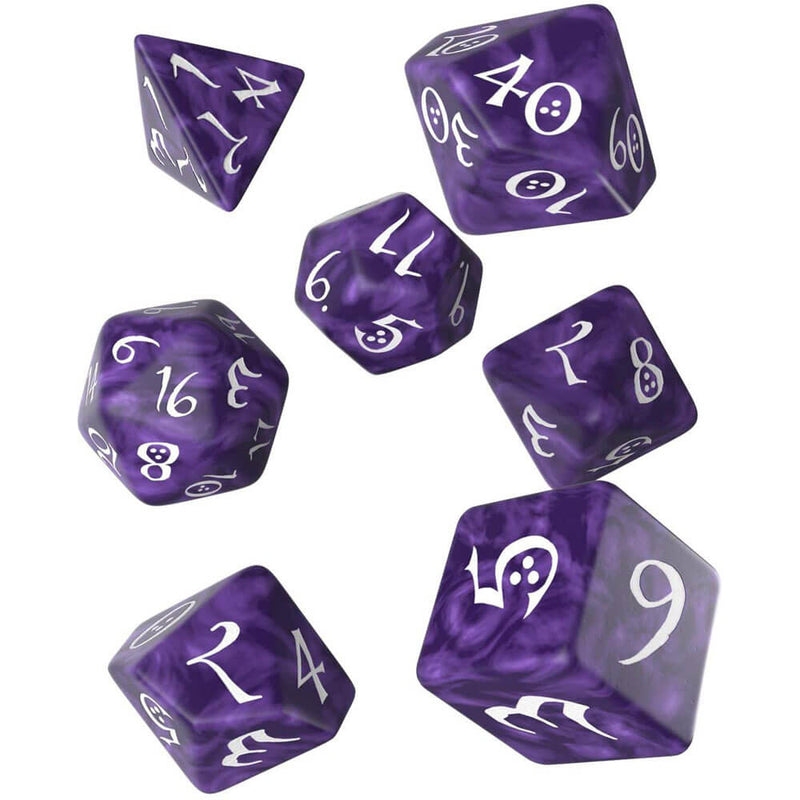 Q Workshop Classic RPG Dice Set av 7