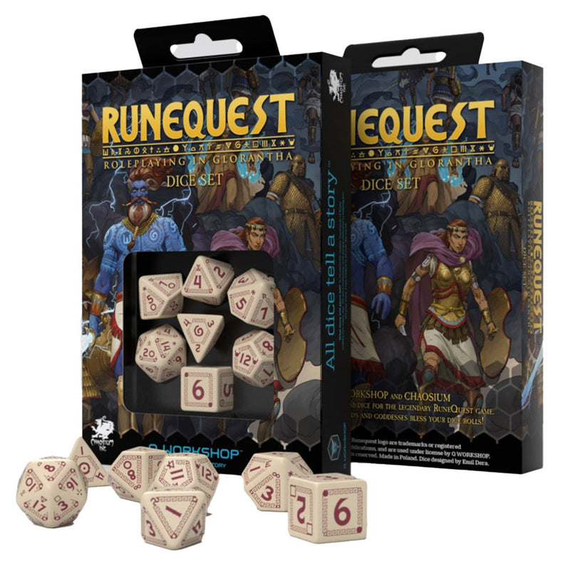 Q Workshop RunEquest noppasarja 7kpl