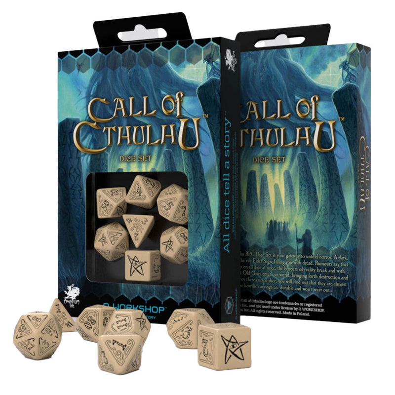 Q Workshop Call of Cthulhu Dice Set 7sts