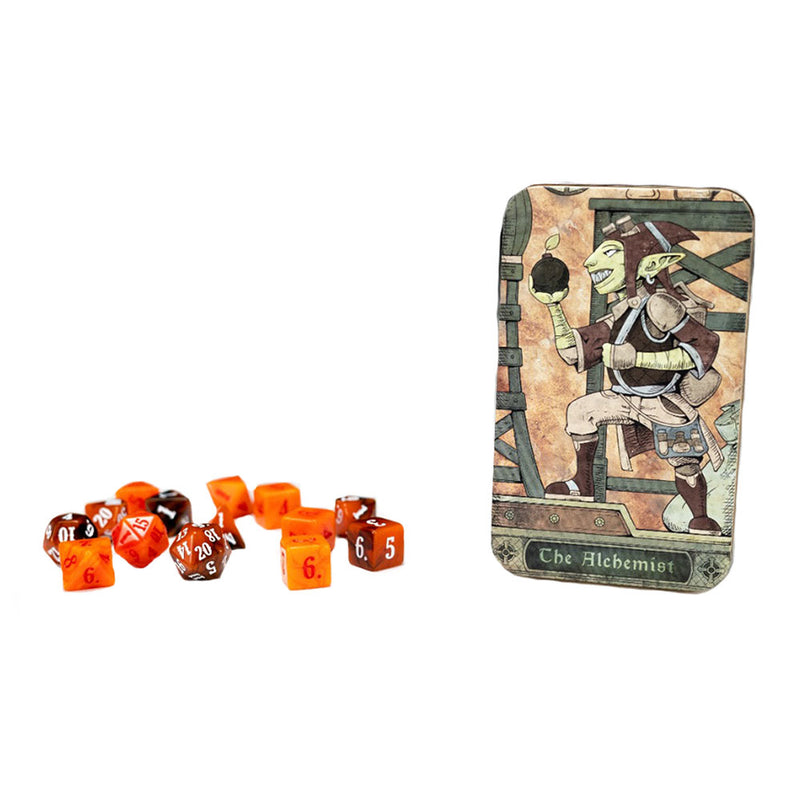 Beadle & Grimms Dice set i tenn