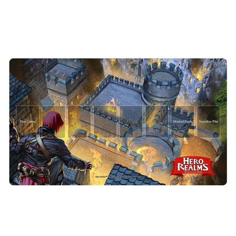 Hero Realms Fire Bomb Playmat