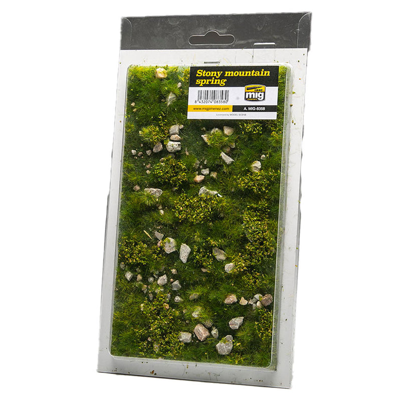 Ammunition av Mig Dioramas Stony Mountain Grass Mat